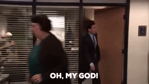 The office - it's happening GIF