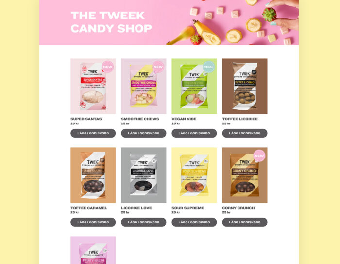 Tweek sweets candy webbutik